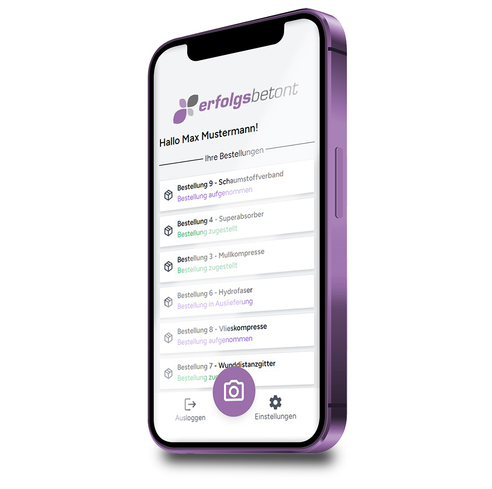 Wundversorgung per App bestellen